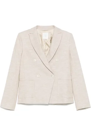 ELEVENTY Blazer con costura metalizada