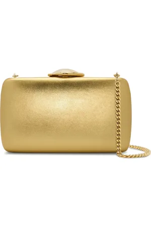 Oscar de la Renta Bolso de mano O-Clasp metalizado