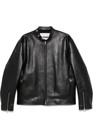 Jil Sander Chaqueta con cremallera oculta