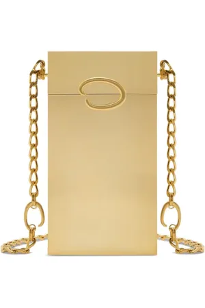 Oscar de la Renta Bolso de mano con placa del logo
