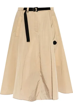 Moncler Falda midi con cinturón