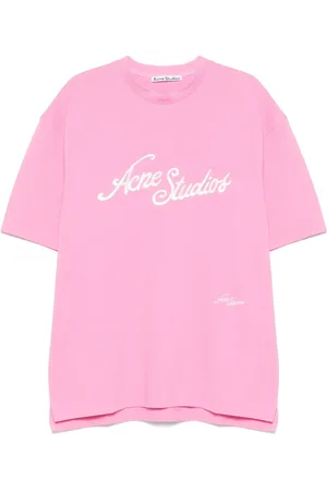 Acne Studios Camiseta con logo bordado