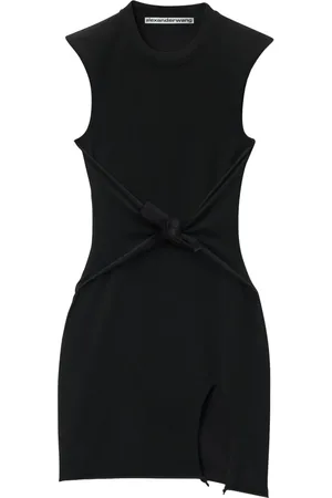 Alexander Wang Vestido corto con nudo en la cintura