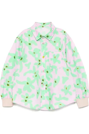 JNBY by JNBY Camisa con estampado floral y dobladillo redondeado