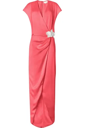 GENNY Vestido largo drapeado