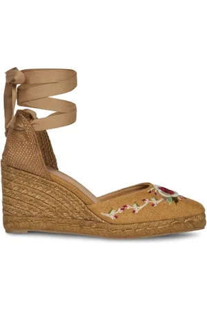 Etro Alpargatas con bordado floral