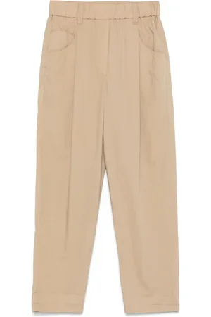 Brunello Cucinelli Pantalones con cinturilla elástica