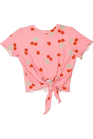 Wauw Capow by Bangbang Camiseta Chloe con cerezas estampadas