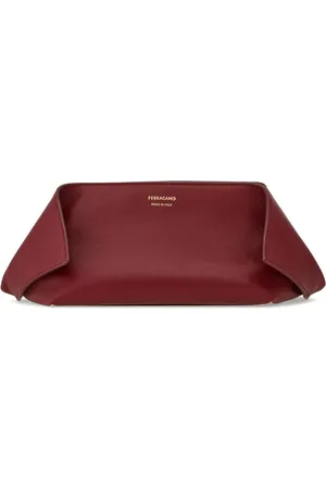 Salvatore Ferragamo Estuche de maquillaje de cuero