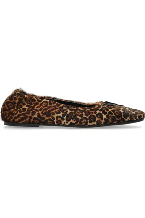 Golden Goose Bailarinas con estampado de leopardo
