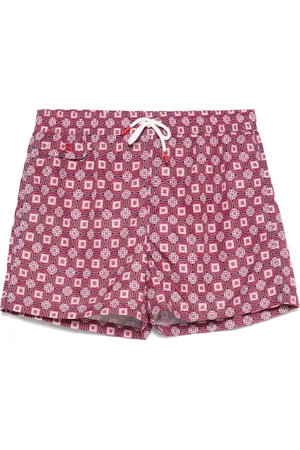 Kiton Bañador con estampado de mayólica