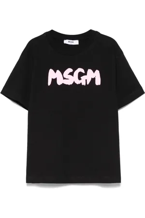Msgm Camiseta con logo estampado