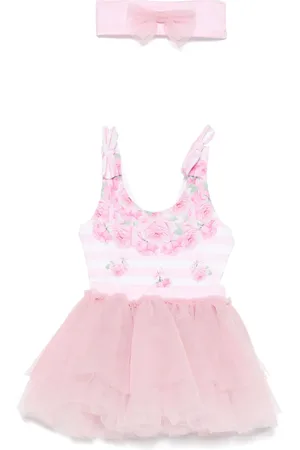 MONNALISA Bañador con estampado de rosas