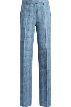 Etro Pantalones con textura flameada
