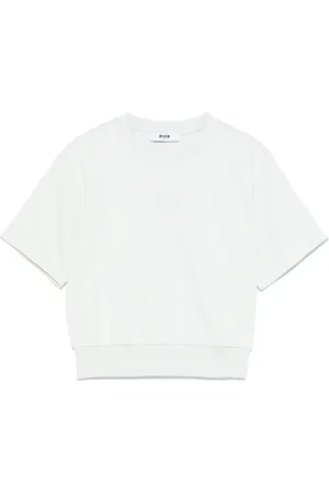 Msgm Camiseta con logo estampado