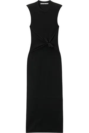 Alexander Wang Vestido midi con detalle de nudo