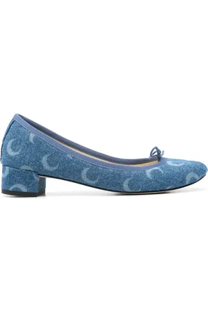 Marine Serre Zapatos Camille con tacón de 30 mm de x Repetto