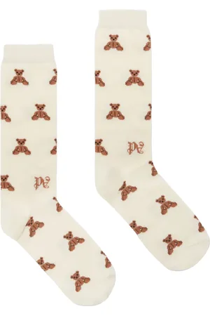 Palm Angels Calcetines Mini Bear Monogram