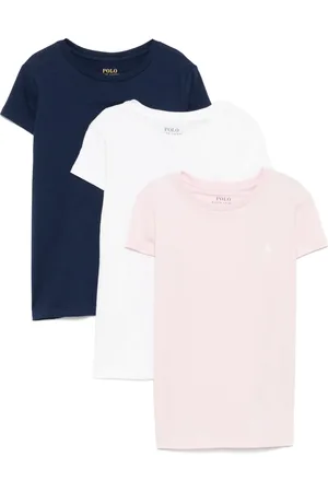 Ralph Lauren Set de tres camisetas con cuello redondo