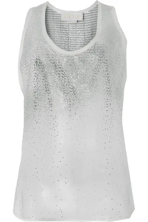 GENNY Top con detalle de cristales