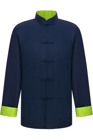 SHANGHAI TANG Chaqueta reversible con motivo