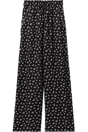 Claudie Pierlot Pantalones palazzo con estampado floral