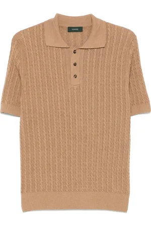 ZANONE Polo de punto de ochos