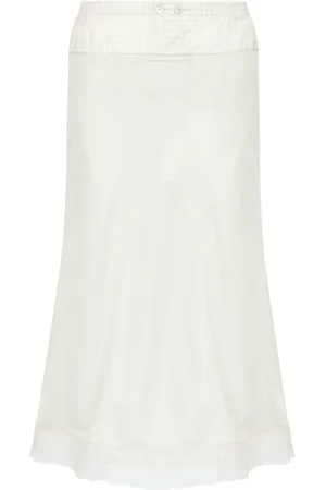 Maison Margiela Falda midi a cuadros