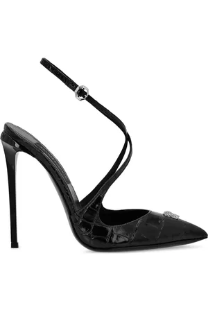 Philipp Plein Zapatos de tacón con estampado Crossing Crocco