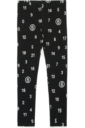 Maison Margiela Leggins con números estampados