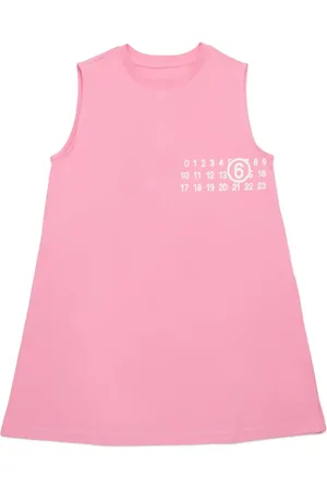 Maison Margiela Vestido con números estampados