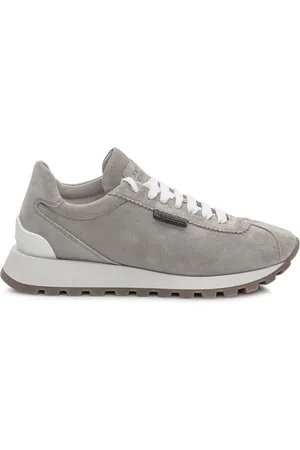 Brunello Cucinelli Zapatillas con aplique Monili