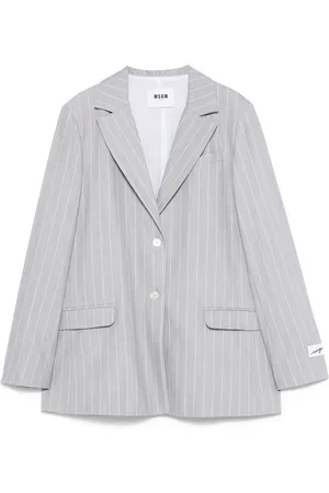 Msgm Blazer a rayas diplomáticas