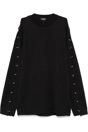 MUGLER Camiseta con perforaciones