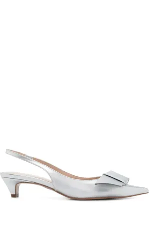 Twin-Set Zapatos con tacón de 40 mm, tira trasera y lazo