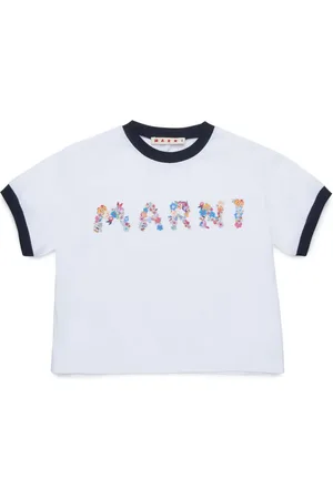 Marni Camiseta con logo estampado