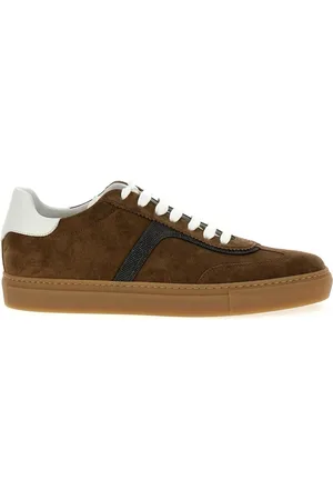 Brunello Cucinelli Zapatillas con aplique Monili
