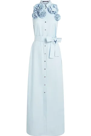 Karl Lagerfeld Vestido largo con aplique floral