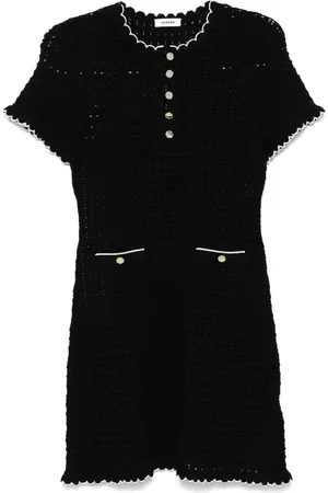 Sandro Vestido corto de punto flojo