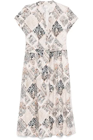 ELEVENTY Vestido midi con botones