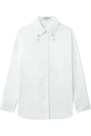 KIMHEKIM Camisa con pliegues