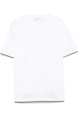 Paolo Pecora Camiseta con ribete en contraste