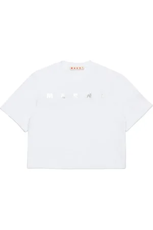 Marni Camiseta con logo estampado