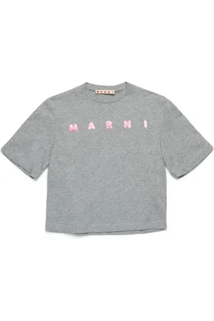 Marni Camiseta con logo estampado