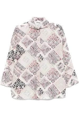 ELEVENTY Camisa con motivo geométrico
