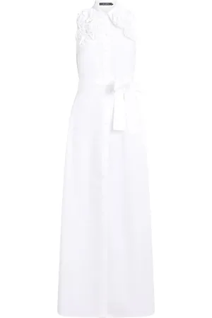 Karl Lagerfeld Vestido largo con aplique floral