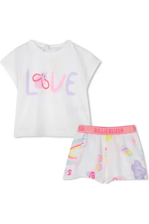 Billieblush Conjunto corto con estampado gráfico