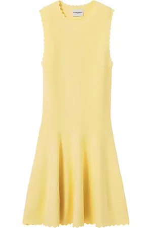 Claudie Pierlot Vestido corto con dobladillo festoneado