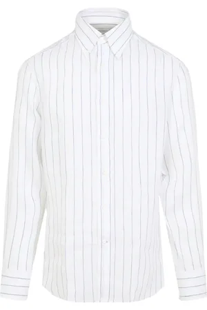 Brunello Cucinelli Camisa a rayas