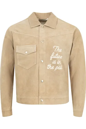 HUMAN MADE Chaqueta con logo de ante